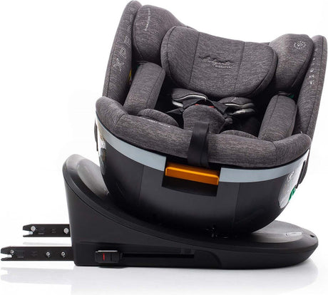 Fotelik samochodowy Babyauto Xperta i-size - 360° z isofix - 40 do 150cm - 0 do 36kg - do 12 lat - kolor szary
