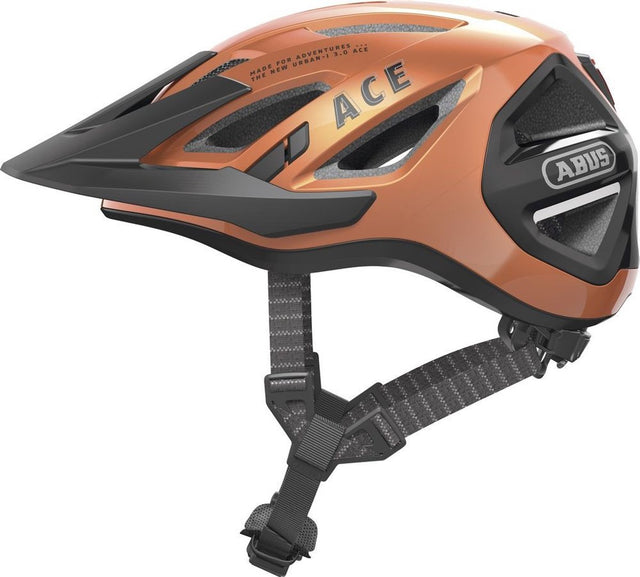 Abus urban-i 3.0 ace - kask rowerowy goldfish pomarańczowy s (51 - 55 cm)
