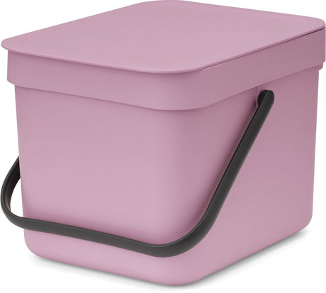 Kosz na śmieci sort go Brabantia - 6 l - liliowy róż