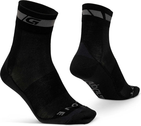 Gripgrab - skarpetki rowerowe z merynosów o regularnym kroju 1 para skarpetek rowerowych - czarne - unisex - rozmiar s (38-41)