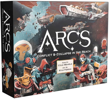 Leather Games Arcs - strategiczna gra planszowa science-fiction dla 2-4 graczy