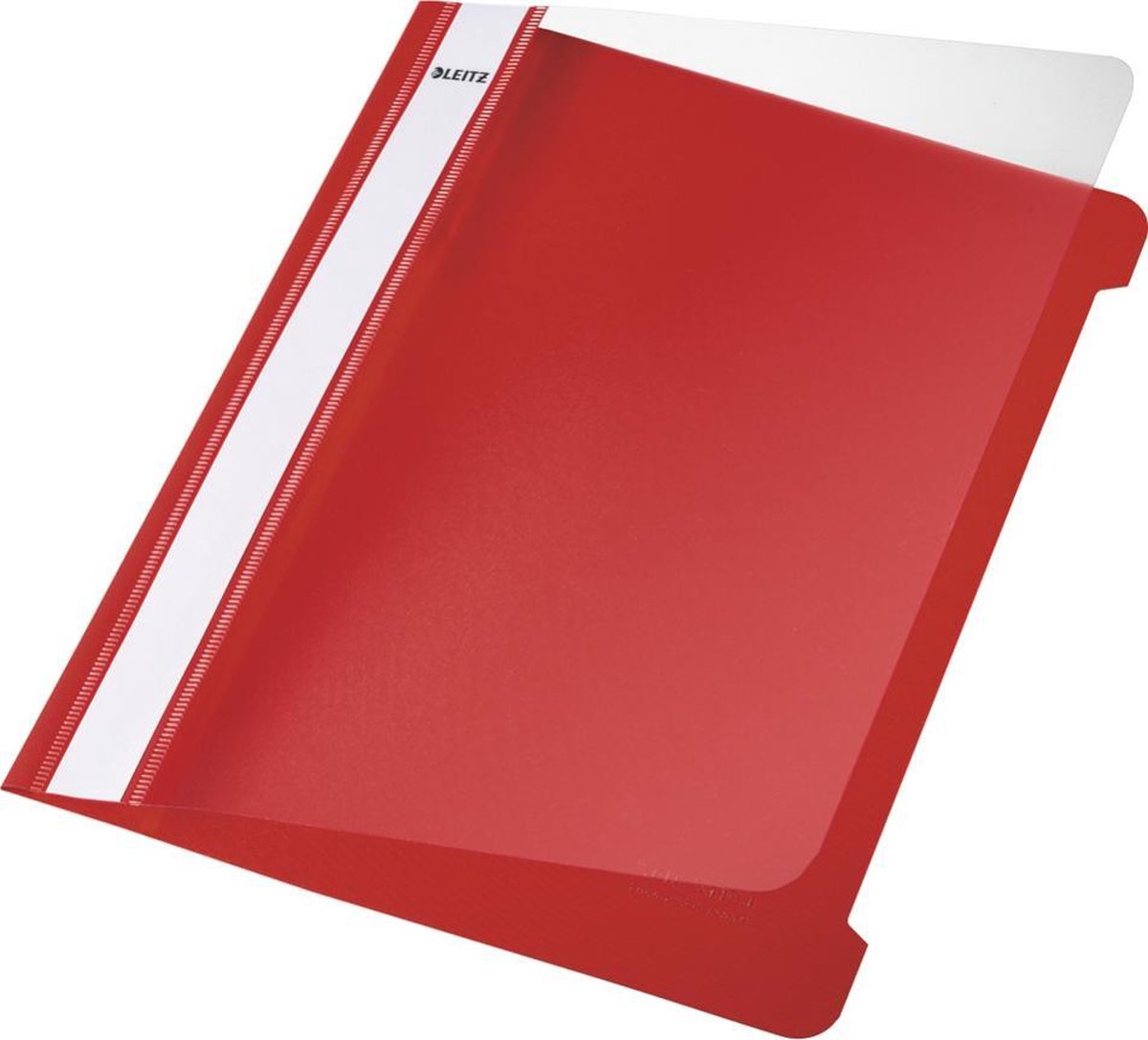 Plastikowy folder cenowy Leitz - a5 - czerwony