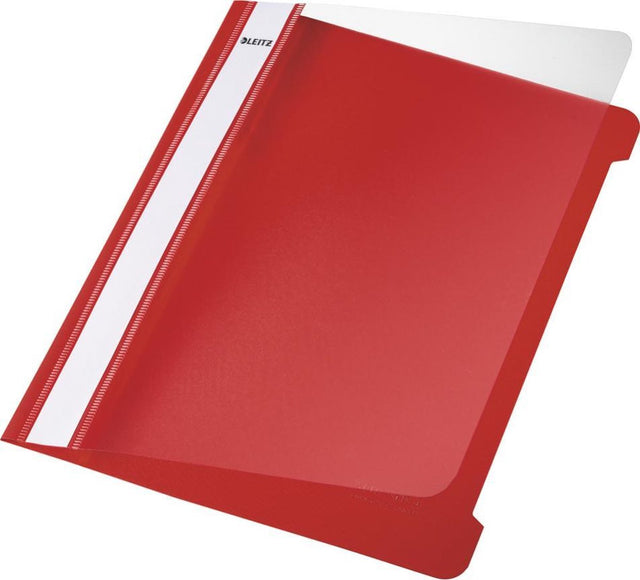 Plastikowy folder cenowy Leitz - a5 - czerwony