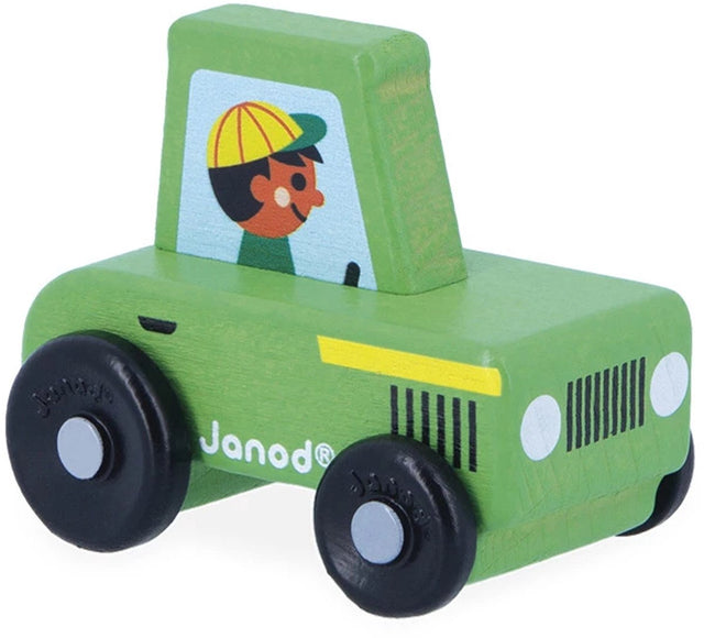 Janod - skrzyżowanie - traktor drewniany