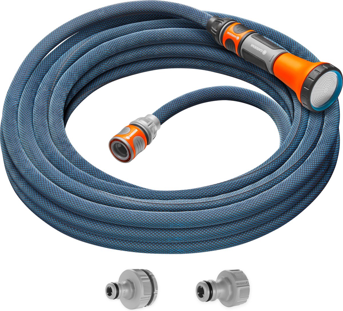 Gardena liano™ xtreme 18460-20 zestaw węży tekstylnych czarny 10 m 1 2 cale 1 szt.