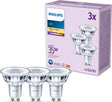 Philips led spot - 35 w - gu10 - warmwit licht - 3 stuks