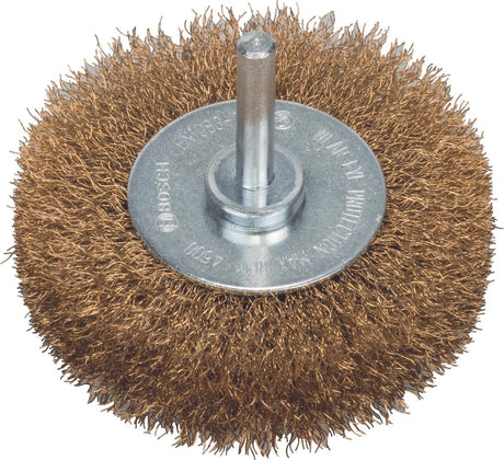 Szczotka tarczowa Bosch 6 mm 70, karbowana, 0,2, mosiężna