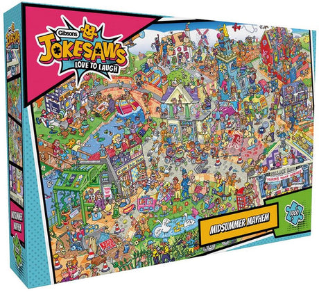 Gibsons - żartownisie: chaos w środku lata (autor: Phil Dobson) - 1000 elementów 68×49cm (szer.×wys.) - układanka dla dorosłych