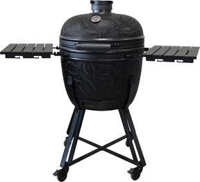 Grill kamal 2.0 bardzo duży kamado czarny mat