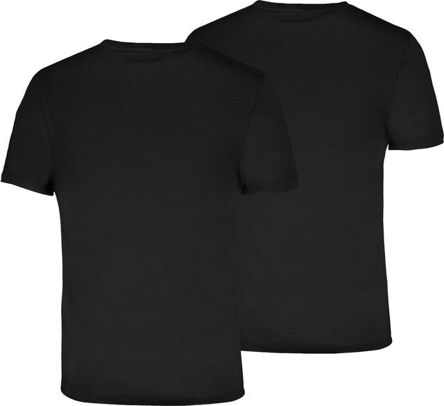 Puma everyday ronde hals t-shirt 2-pack – black – s
