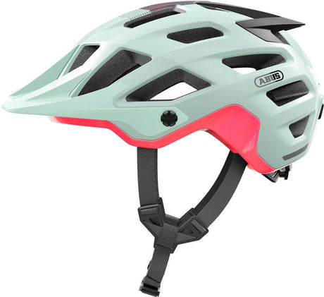 Kask rowerowy Abus moventor 2.0 mips iced mint m - 54-58 cm - turkusowy - odpowiedni do użytku na rowerach górskich - 345 g