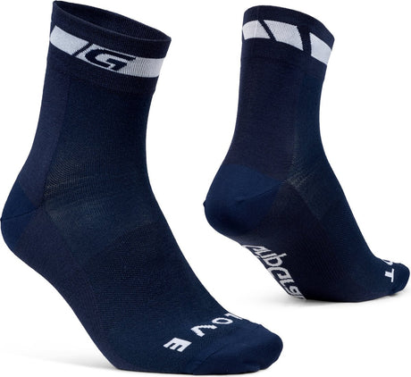 Gripgrab - klasyczne letnie skarpetki rowerowe o regularnym kroju 1 para skarpetek rowerowych coolmax - granatowy - unisex - rozmiar xs (35-38)