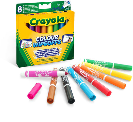 Crayola Color Wipeoff Whiteboard Markery, 8.