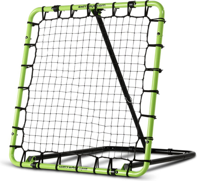 Exit toys exit tempo multisport rebounder 100x100cm - tchoukbal - voetbal rebounder - trainingsmateriaal - buiten - groen zwart