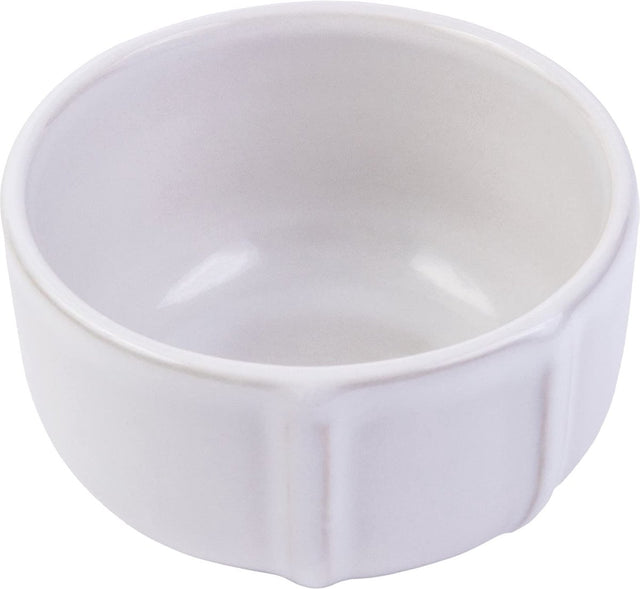 Ramekin sygnowany Pyrexem - ceramiczny - ø8 cm - szary