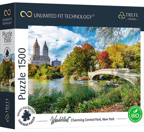 Puzzle Trefl Central Park New York 1500 sztuk z tektury FSC.