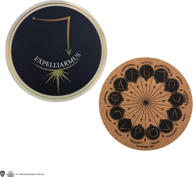 Cinereplicas harry potter spells charms set 1 onderzetters (4x)