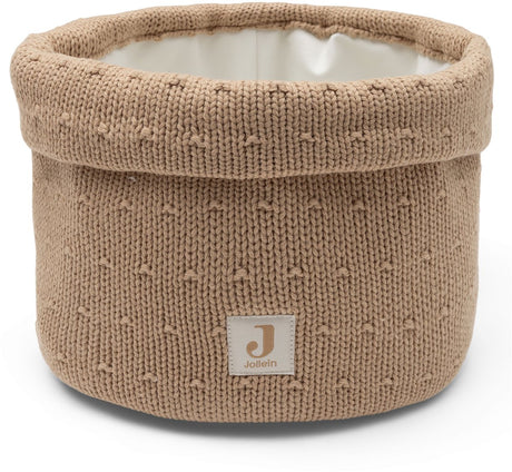 Jollein pflegekörbchen sprinkle knit - hazel