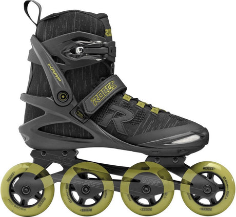 Rolki Roces warp thread tif 84 unisex – koła 4x84mm – rolki fitness – czarno-zielone – rozmiar 40