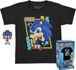 Funko-pop! pudełko na tee z brelokiem: jeż Sonic (rozmiar m)