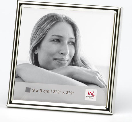 Walther design chloe - ramka na zdjęcie - rozmiar zdjęcia 9 x 9 cm - srebrna