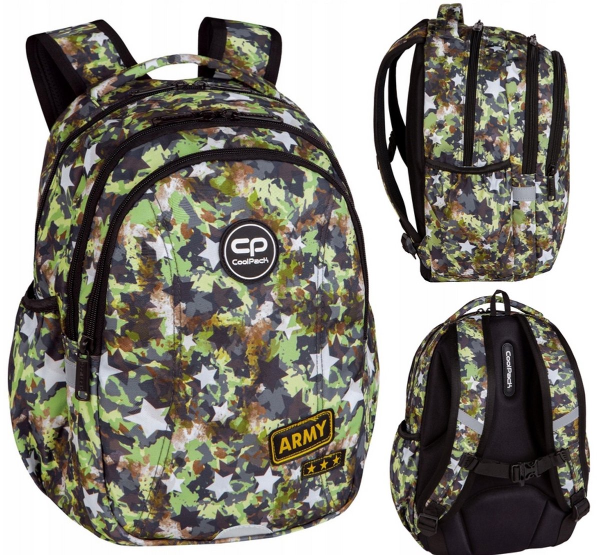 Coolpack joy s rugzak army camouflage - schooltas voor kinderen