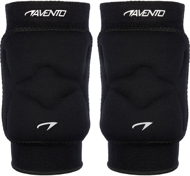 Avento kniebeschermers volleybal - extra dikke padding - zwart - maat s
