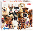 Grupa taktyczna uroczych psów – puzzle – 100 elementów – wesoła ilustracja psa – elegancki i kojący design – wysoka skandynawska jakość