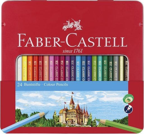 Kredki Faber-castell - zamek - puszka 24 sztuki - fc-115824