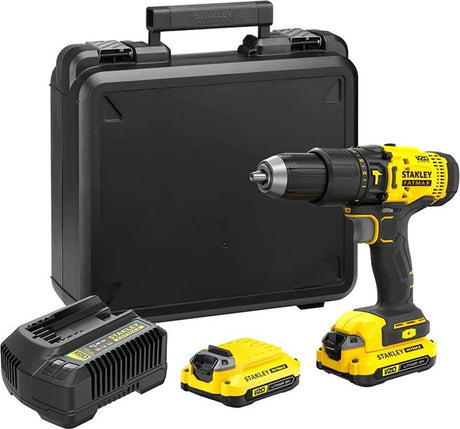Seria Stanley Fatmax - wiertarka udarowa - 18v - 50nm - 2x1,5ah