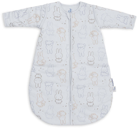 Jollein schlafsack mit abnehmbaren ärmeln 60cm miffy moments - cloudy blue