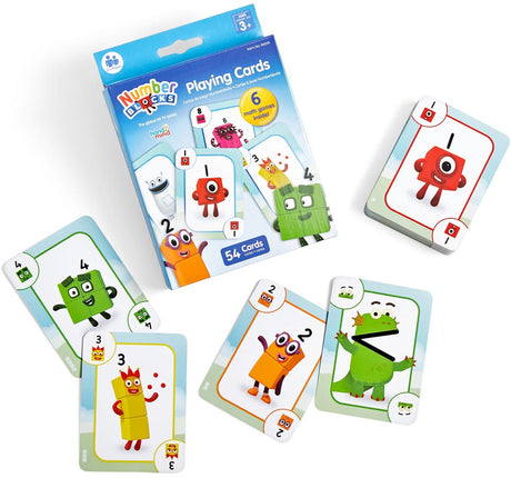 Materiały edukacyjne Gra karciana Numberblocks - edukacyjne karty z zabawkami. - 3+