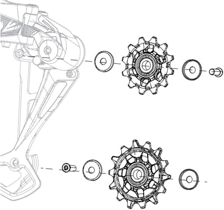 Zestaw kół do przerzutek Sram nx sx eagle 12 V, kolor czarny