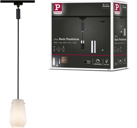 Zawieszki do urail firmy Paulmann 2easy e27 max. 20w ściemnialna 230v czarna matowa, chromowana