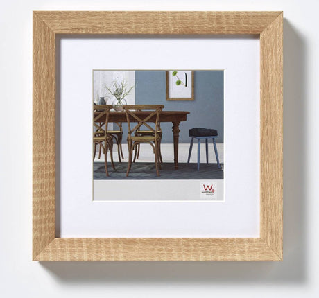 Walther fiorito - rama drewniana mdf - rozmiar zdjęcia 30x30 cm - jasny dąb