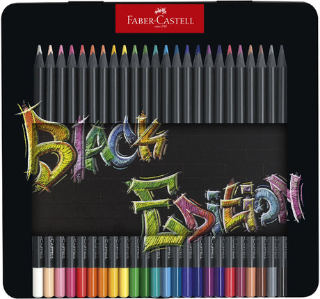 Kredki Faber-castell - edycja czarna - 36 sztuk w blaszanym pudełku - fc-116437