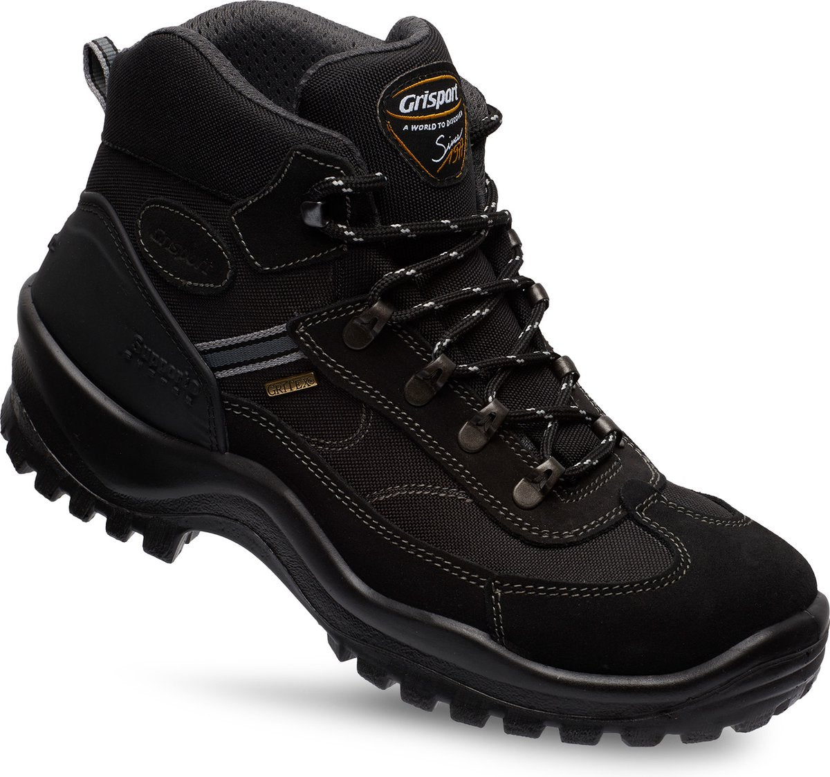 Grisport torino mid unisex wandelschoenen - black 37