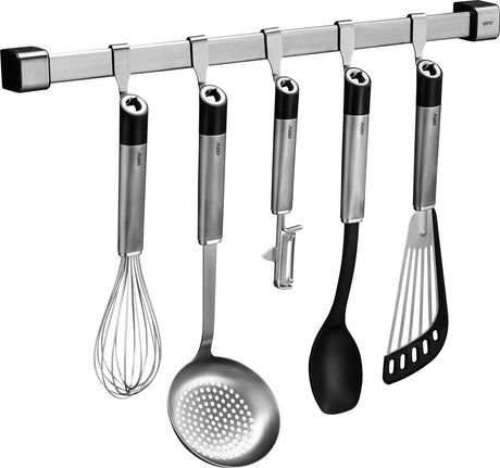 Reling kuchenny Gefu smartline - 50 cm - system zawieszania przyborów kuchennych ze stali nierdzewnej
