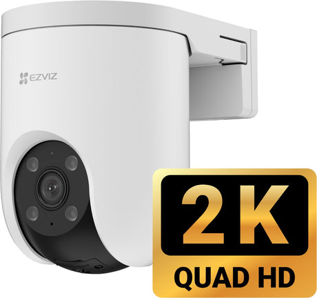 Kamera zewnętrzna Ezviz H8C SE 2K - obrót o 360° - kolorowy noktowizor - automatyczne śledzenie przez sztuczną inteligencję - odporna na warunki atmosferyczne - kompatybilna z Alexą i Asystentem Google - bez miesięcznych kosztów