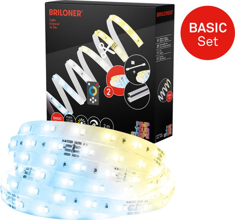 Briloner Pimp Your Stripe zestaw startowy Taśma LED 2m, CCT, pilot