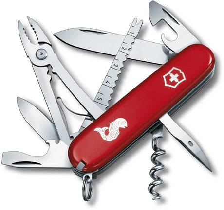 Wędkarz Victorinox - scyzoryk - 18 funkcji - czerwony