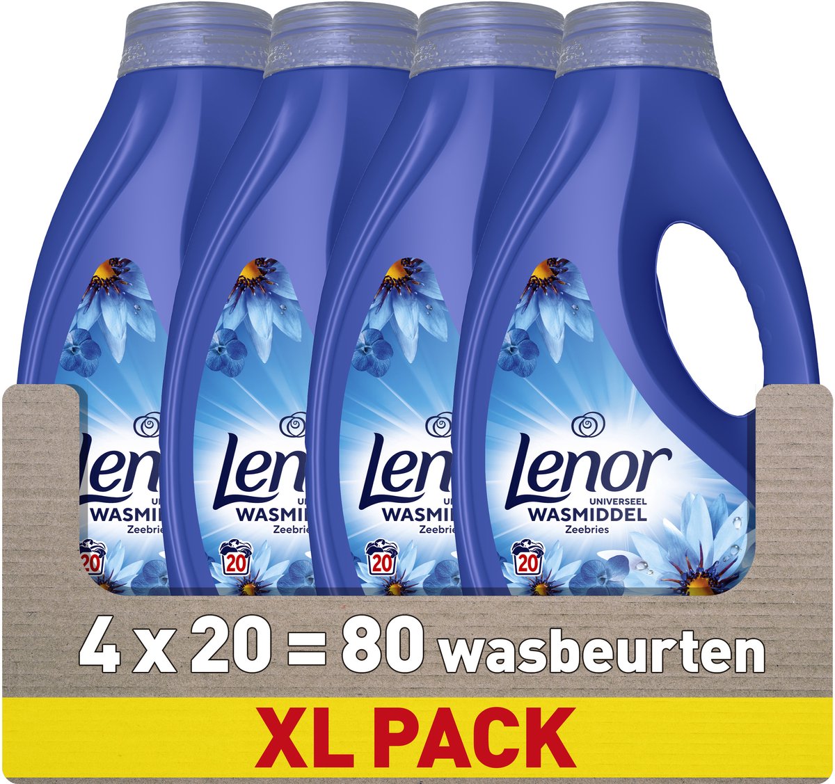 Lenor płyn do prania - morska bryza - 4 x 20 prań