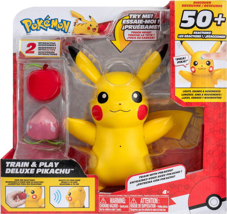 Jazwares Pokémon - Deluxe Train Zagraj w zestaw do zabawy Pikachu