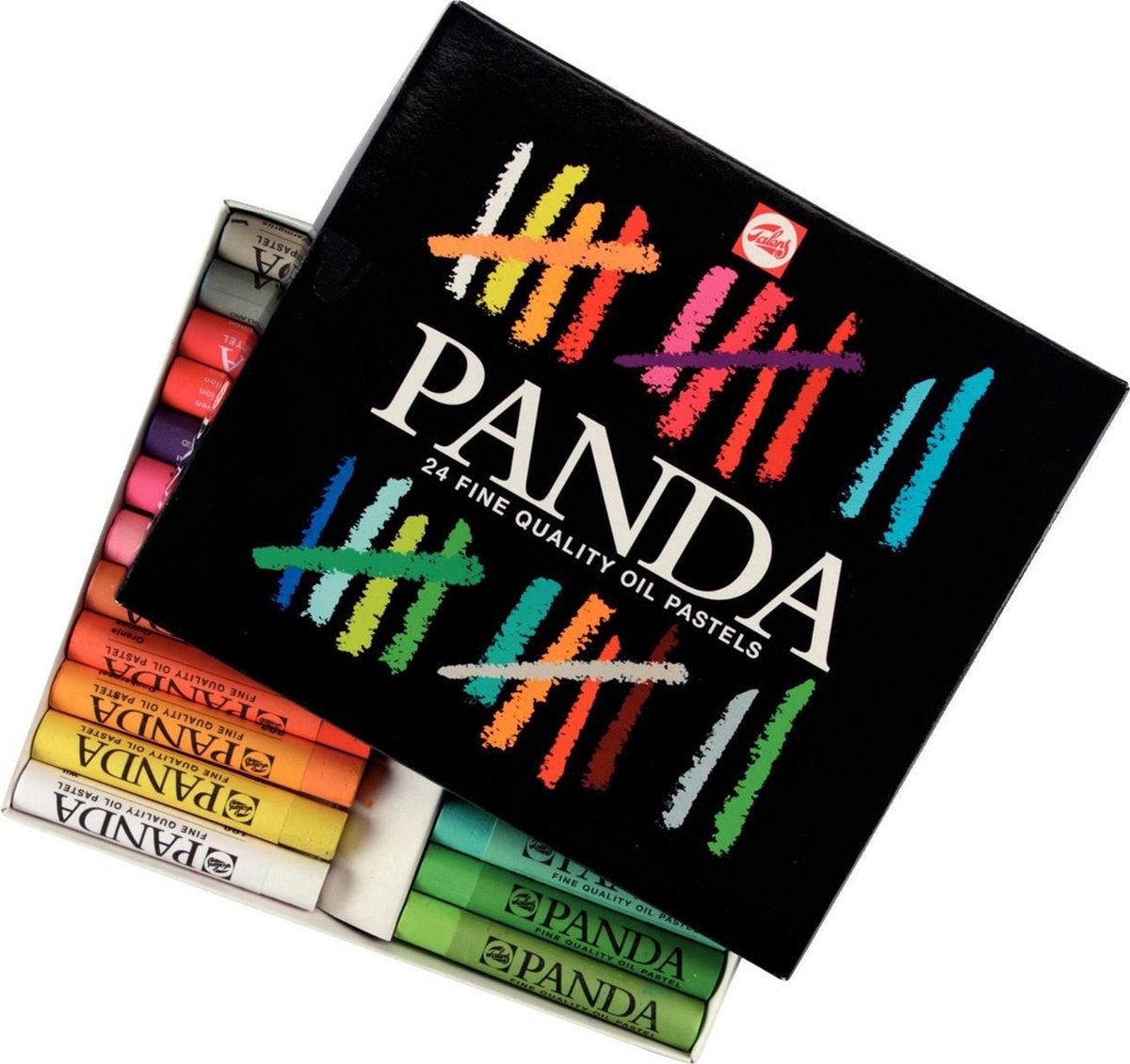 Zestaw pasteli olejnych panda Talens | 24 kolory