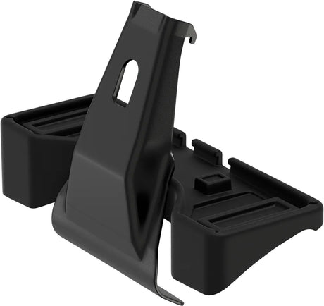 Thule kit 145284 zacisk 4-pakowy zestaw montażowy do systemu bagażnika dachowego, czarny