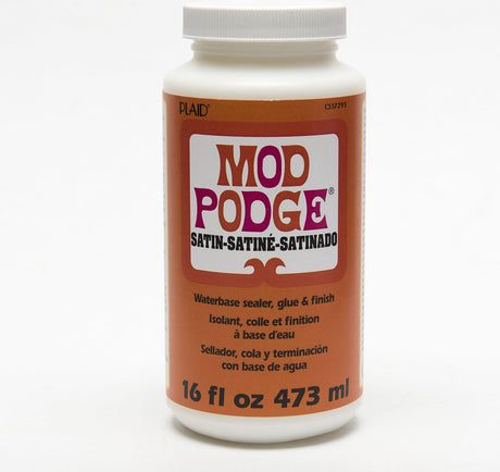 Mod podge satin - klej, lakier i uszczelniacz - półpołysk - 473 ml