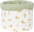 Little dutch safari leo opbergmand medium - groen