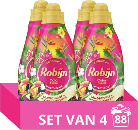 Robijn mały mocny detergent w płynie - tropikalny - 4 x 22 prania