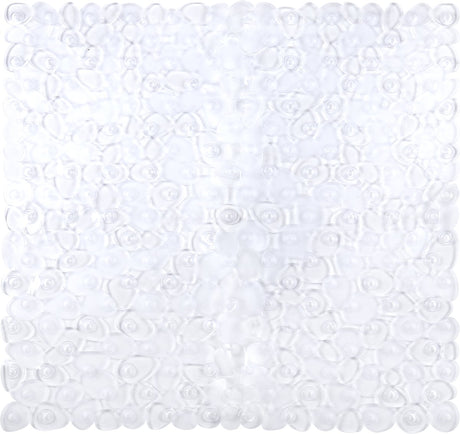 Differnz lapis inlegmat douche, 100% pvc, anti-slip laag 54 x 54 cm transparant