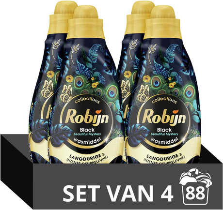 Detergent w płynie Robijn Small Power Collection - piękna tajemnica - 4 x 22 prania - opakowanie ekonomiczne